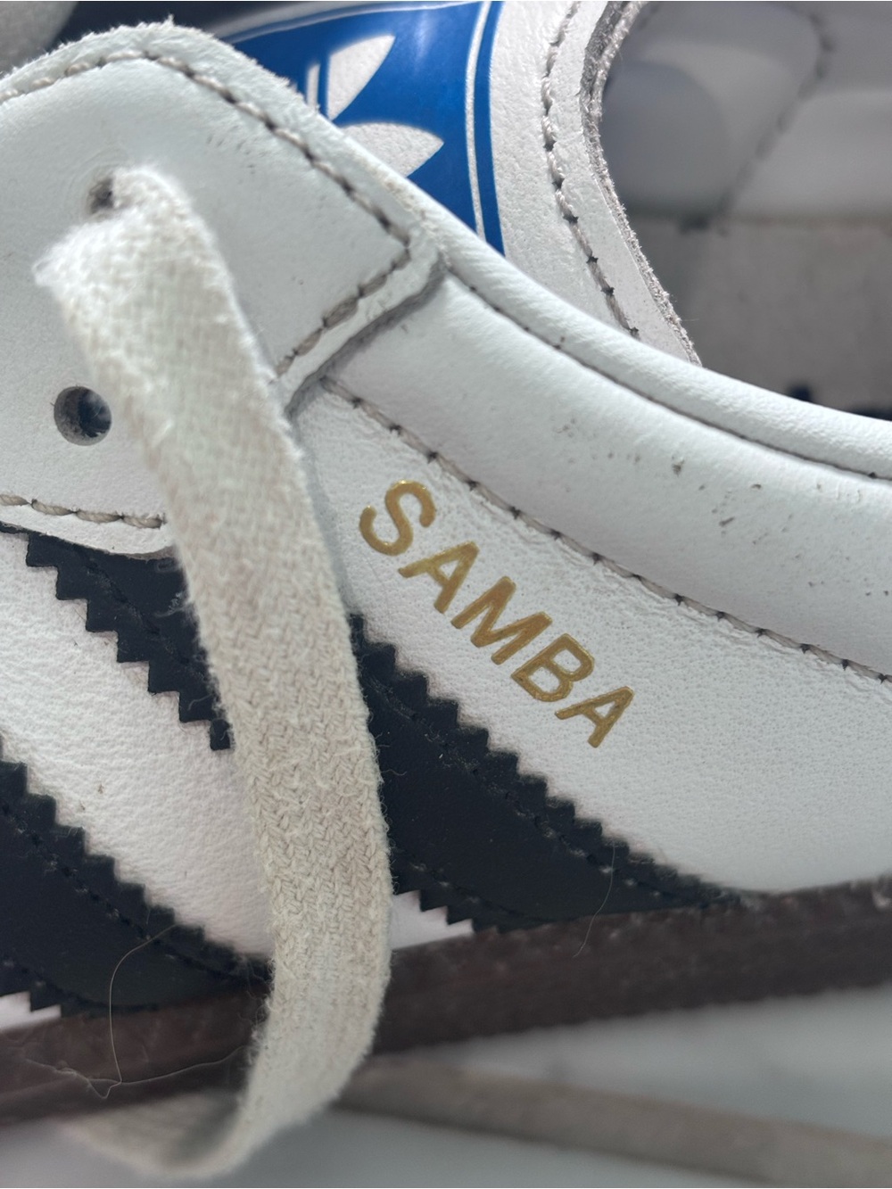 adidas Samba Retro White with black stripes - Picture 7 of 10